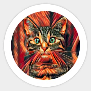 Beloved mycat, revolution for cats Sticker